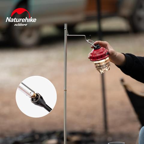 Naturehike-colgador de farol para acampada, equipo plegable de aleación de aluminio ligera, poste, multiherramientas, mesa, linterna, soporte de farol ► Foto 1/6