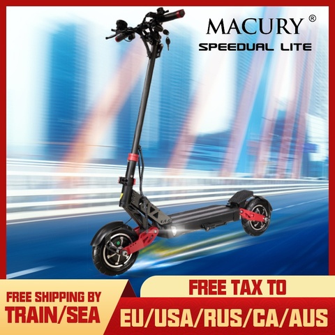 Macury-patinete eléctrico Speedual Lite de doble Motor, 10 pulgadas, ZERO 10X, 52V, ZERO10X, todoterreno, doble conducción, VDM ► Foto 1/6