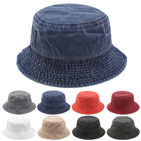 Cowboy Bucket Hats Women Men's Water Washer Basin Cap Women's Four Seasons Universal Outdoor Travel Sun Visor Hat ► Foto 1/6