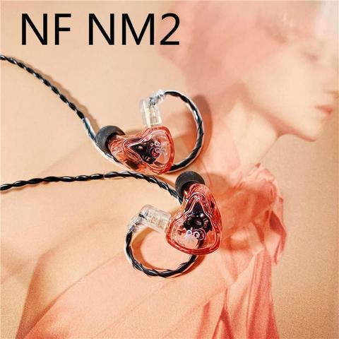 NF de Audio NM2 de doble cavidad dinámica en-oído Monitor de música de alta fidelidad DJ Studio auriculares audiófilos auriculares 2 Pin de Cable de 0,78mm ► Foto 1/6