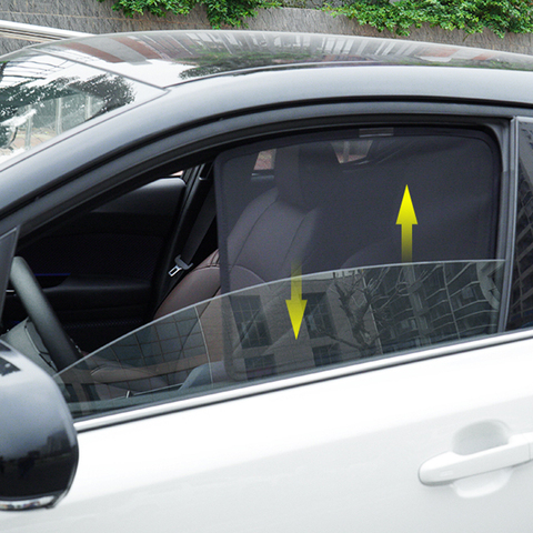 Parasol magnético para ventana de coche parasol lateral de ventana para Toyota C-HR 2017 2022, protector de visera de ventana, cubierta de malla Solar para CHR 2022 ► Foto 1/6