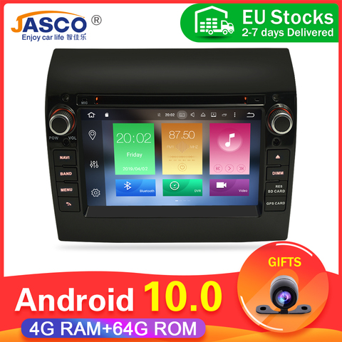 Nuevo enlace Ram 4G Android 7,1 de 8,0 estéreo del coche para Fiat Ducato Jersey Boxer 2 GB RAM DVD Headunit navegación GPS Bluetooth TDA7851 ► Foto 1/6