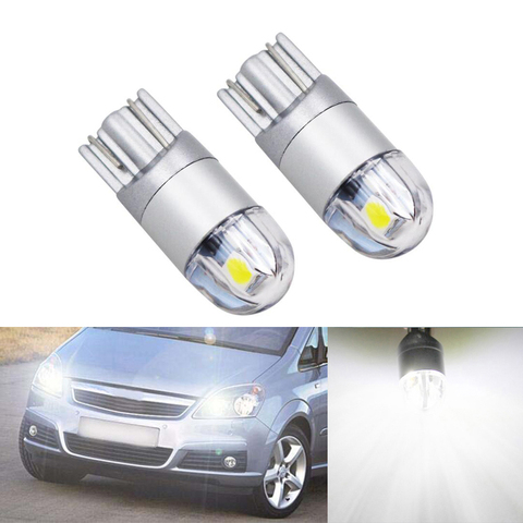 2x Canbus coche 3030 SMD T10 LED W5W lente del proyector de luz de la lámpara de bombillas para Opel Astra h j. g Corsa Zafira Insignia Vectra, b, c, d ► Foto 1/6