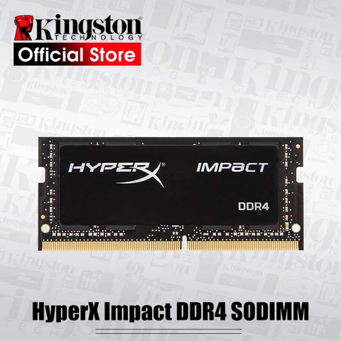 Kingston-memoria para ordenador portátil HyperX Impact DDR4 SODIMM, 2666MHz, 8g, 16g, CL15, 1,2 V, DRAM, 260 Pines, Intel, Notebook para juegos ► Foto 1/6