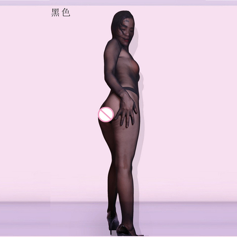 Zentai-leotardos para el cuerpo, mono Sexy transparente, ropa de belleza, cremallera, entrepierna abierta, ropa para esculpir ► Foto 1/6