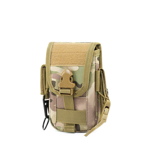 Bolsa táctica militar para hombre, cinturón EDC Molle de combate del ejército, para acampar al aire libre, escalada, teléfono, deporte de caza ► Foto 1/6