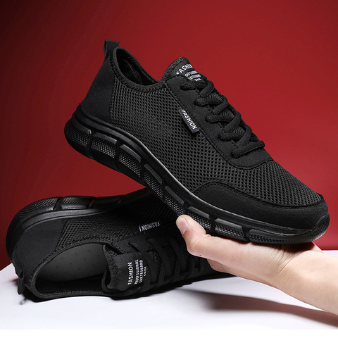 Zapatos informales para hombre zapatillas ligeras de malla transpirables, informales, cómodas, a la moda, 2022 ► Foto 1/6