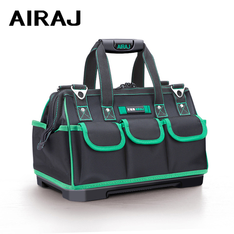 Bolsa de herramientas multifuncional AIRAJ, bolsa impermeable de lona Oxford de gran capacidad, resistente al desgaste, bolsa de almacenamiento para reparación de herramientas de electricista ► Foto 1/6