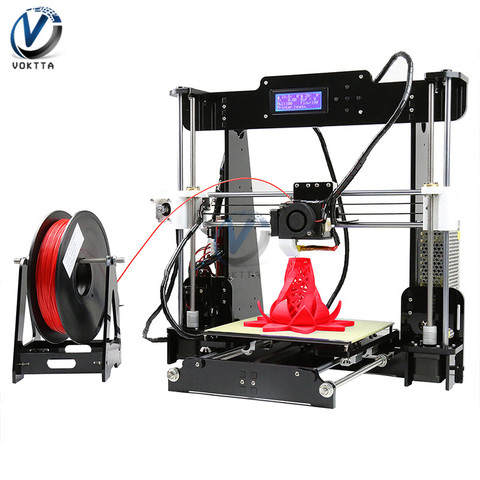 Anet-impresora 3D A8 de alta precisión, kit de bricolaje, impresión 3D de escritorio, Marco acrílico, pantalla LCD, 220x220x240mm ► Foto 1/6