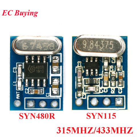 Receptor y transmisor SYN115 SYN480R, 315MHZ, 433MHZ, módulo receptor inalámbrico ASK/OOK para Arduino ► Foto 1/6