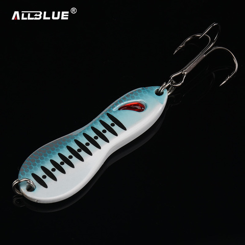 ALLBLUE-señuelo de Metal para pesca en hielo, 15g, 48mm, señuelo para pesca en hielo ► Foto 1/6