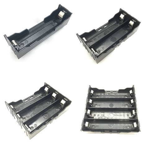 Caja de batería con PIN para 1, 2, 3, 4, 18650, color negro, 1 Uds. ► Foto 1/5
