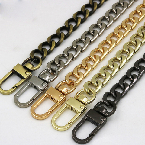 Cadenas de acero para bolso de 9mm, cadena de repuesto desmontable DIY, correas para bolsos, ASA, accesorios de hombro, cruzado ► Foto 1/2