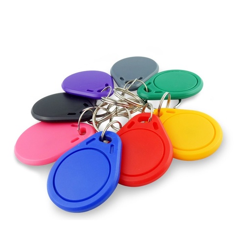 Keyfobs-tarjeta de Control de acceso a prueba de agua, 5 uds., 13,56 MHz, UID, etiqueta NFC reescribible RFID, envío rápido ► Foto 1/6