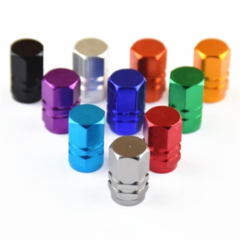 Tapones de neumáticos para rueda de coche, cubiertas de vástago de Llanta de Aleación de aluminio, Airdust, impermeables, para motocicletas, camiones y bicicletas ► Foto 1/6