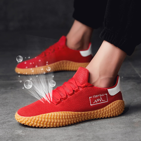 Zapatillas de tenis de mesa profesionales para hombre, tenis de Ping Pong, zapatillas de entrenamiento con absorción de impacto, zapatos de interior ultraligeros antideslizantes ► Foto 1/6