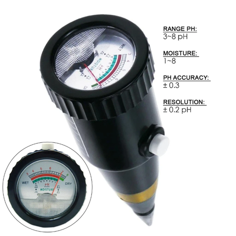 Medidor ZD-05 de PH y humedad del suelo, Sensor de humedad y temperatura del suelo certificado por la CE, conductividad eléctrica ► Foto 1/6