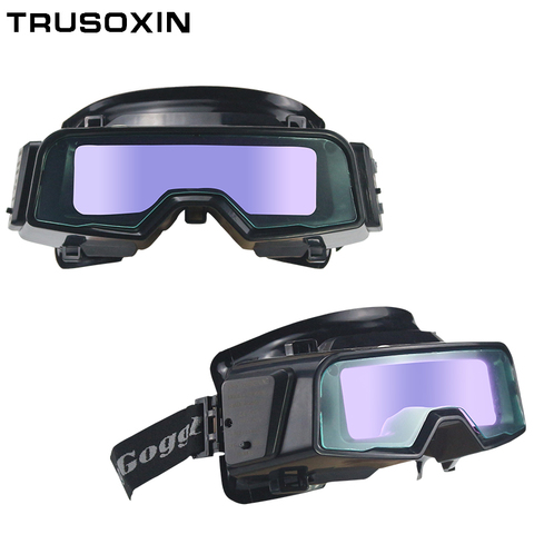 Gafas de soldadura con oscurecimiento Solar automático, máscara soldadora, casco de soldadura con sombra, Din9-Din13 ► Foto 1/6