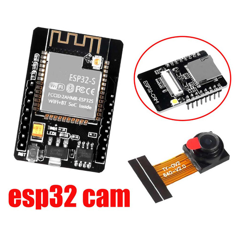 Placa de desarrollo de ESP32-CAM con WIFI y Bluetooth, 2MP inalámbrica de módulo de cámara, PLACA DE DESARROLLO DE ESP32-CAM, doble núcleo para Arduino, OV2640 ► Foto 1/6