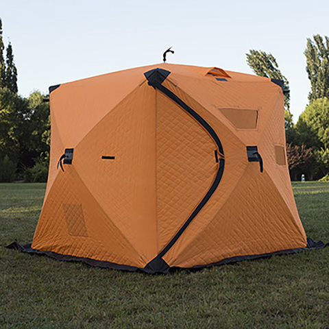 Automático 2-3 personas hielo pescar tienda más algodón espesar cálido ropa de baño tiendas al aire libre Camping carpa grande ► Foto 1/6