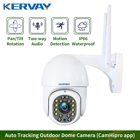 Al aire libre PTZ CCTV inalámbrico Full HD 1080P cámara Ip de seguridad 2MP wifi movimiento de cámara de detección de impermeable RJ45/cámara tipo domo con Wifi ► Foto 1/6