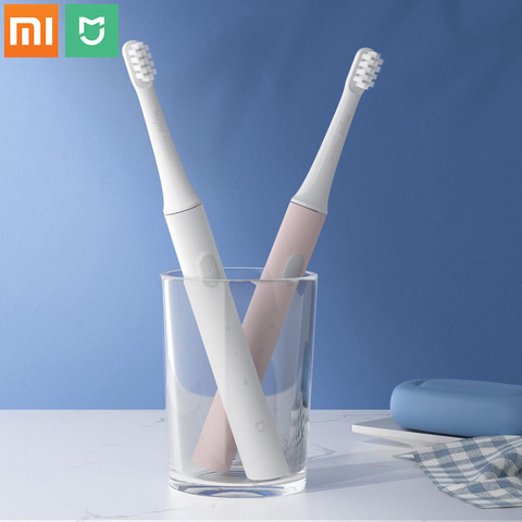 Xiaomi-cepillo de dientes eléctrico Xiaomi Mijia Mi T100, colorido, recargable vía USB, IPX7, resistente al agua, para el hogar ► Foto 1/6