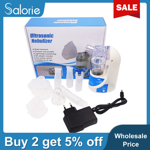 110V/220V de la salud en el hogar portátil Mini nebulizador para asma los niños adultos de Automizer inhalar nebulizador ► Foto 1/6