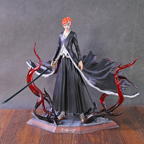 Bleach Ichigo Kurosaki, segunda etapa, hueco Figura coleccionable de PVC, figura de Anime, juguete ► Foto 1/6