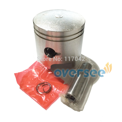 Juego de pistones 12100-93120-025 + funda 025 para Motor fueraborda Suzuki 15HP DT15, dos tiempos ► Foto 1/3