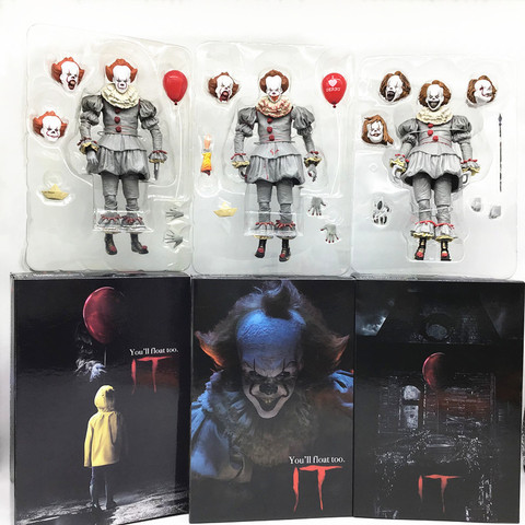 18CM NECA It de Stephen King Pennywise Joker figura de acción juguetes de modelos coleccionables de Horror de Halloween regalo ► Foto 1/6