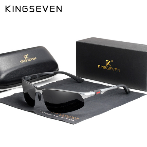 KINGSEVEN De aluminio 2022 fotocromáticos gafas De Sol para hombres, gafas Vintage gafas De Sol De conducción para hombres, gafas De Sol para hombres ► Foto 1/6