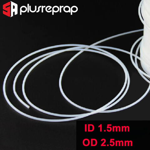 Tubo de PTFE para piezas de impresora 3D, 1 metro, 1,5mm x 2,5mm/0,8mm x 1,2mm ► Foto 1/2