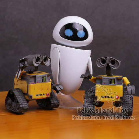 Wall-e-Robot wall-e EVE, colección de figuras de acción en PVC, modelos de juguetes, muñecos de 6cm, 3 tipos ► Foto 1/6