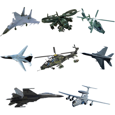 1 Uds Mini aviones modelo de edificio de montaje JH-7 JK-2000 Z-10 SU-33 SU-47 J-11 Z-9 Rdagunship famoso avión modelo colección ► Foto 1/6