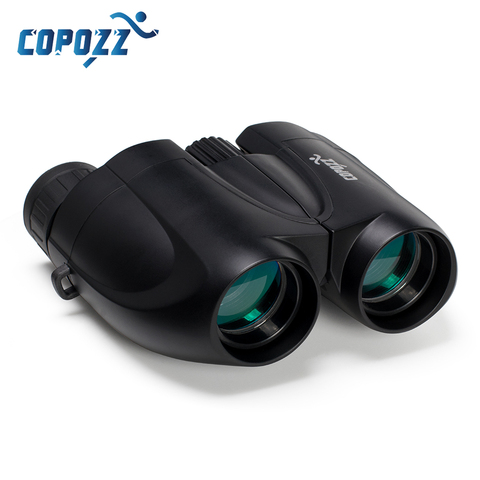 Telescopio COPOZZ 10x25 Mini prisma Monocular BAK4 con visión nocturna de poca luz para deportes al aire libre esquí pájaro ver ► Foto 1/6