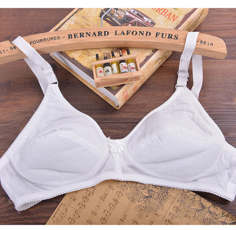 Sujetador sin aros de algodón suave para mujer, lencería sexy de encaje de talla grande, bralette, top de pecho 36 - 46 A Copa B BH, camiseta bts C13 D05 ► Foto 1/6