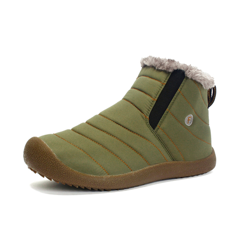 UncleJerry-Botas de nieve antideslizantes para hombre y mujer, zapatos cálidos, impermeables, para adultos ► Foto 1/6