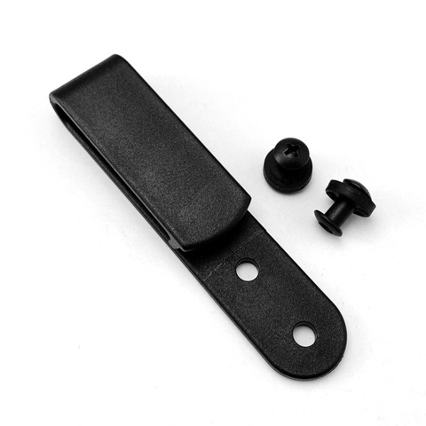 Clip de cinturón portátil para exteriores, abrazaderas de sistema de tira pequeña Molle-Lok, negro, para funda Kydex IWB, 1 ud. ► Foto 1/6