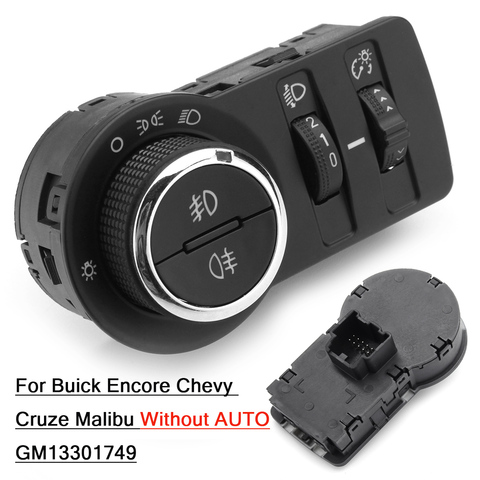 GM13301749 interruptor de luz antiniebla de coche, sin botón automático para Chevrolet Cruze J300 1,4 1,6 1,7 Chevy ► Foto 1/6