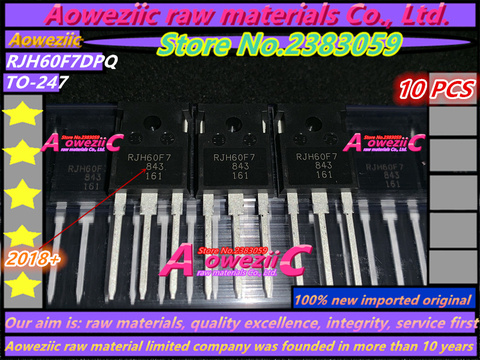 Aoweziic-máquina de soldadura eléctrica o ultrasónica, 2022 + 100%, RJH60F7, RJH60F7DPQ TO-247, 600V ► Foto 1/2