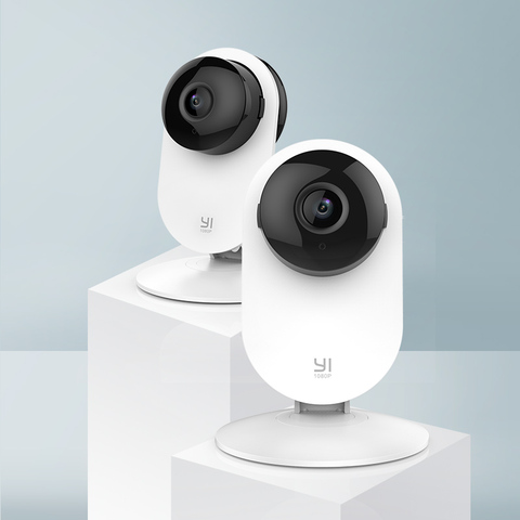 YI 2 Pza 1080p cámara de casa de seguridad interior sistema de vigilancia IP Cámara detección de movimiento visión nocturna YI nube disponible ► Foto 1/6