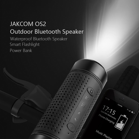 Kebidu-altavoz portátil Jakcom OS2 para exteriores, Bluetooth, resistente al agua, batería externa de 5200mAh, luz LED de graves y soporte para bicicleta ► Foto 1/6