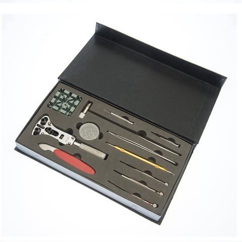 29 Uds Kit de herramientas de reparación de relojes correa de cambio de batería herramienta de relojería ► Foto 1/6