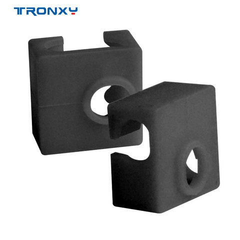 Tronxy-piezas de impresora 3D MK8, 5 uds., funda protectora de silicona para calcetines, tamaño 20x20x10mm, bloque de calentador, accesorios para calcetines 3D ► Foto 1/6