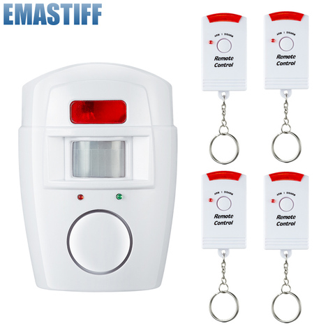 Seguridad del Hogar PIR MP alerta Sensor infrarrojo Detector de movimiento antirrobo Monitor de alarma sistema de alarma inalámbrico + 2 control remoto controlador ► Foto 1/6