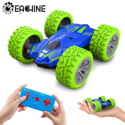 Eachine ec07 RC coche 2,4G 4CH truco deriva deformación Control remoto Rock Crawler rollo Flip niños Robot de juguete ► Foto 1/6