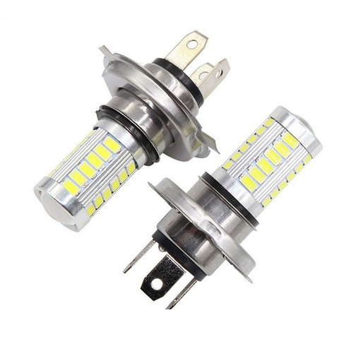 1PC H4 H7 LED faro 33SMD 5630 12V blanco coche de la luz de niebla bombilla de Faro de conducción flujo luminoso 800 LM temperatura Color 6000 ~ 6500k ► Foto 1/6