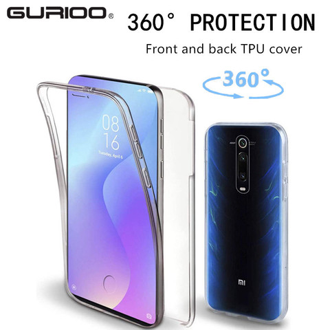 360 claro funda de teléfono para Xiaomi Redmi Note 9 9S 8 8T 7 6 5 Pro 4 4X Redmi 5Plus 5A 6A 7A 8A S2 ir K20 suave cubierta posterior ► Foto 1/6