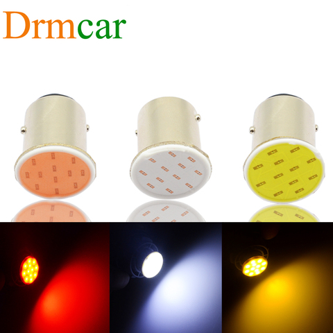 Bombilla trasera para intermitente de coche, luz de estacionamiento para camión, luz Led de marcha atrás, 1156 BA15S 1157 P21 5w, blanco y rojo BAY15D ► Foto 1/6