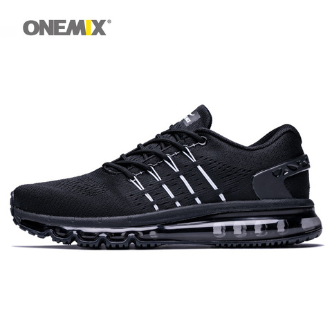 ONEMIX-zapatos de malla para correr de carretera para hombre, zapatillas de deporte masculinas, de diseñador, para tenis y Fitness, para correr al aire libre, sin cordones ► Foto 1/5